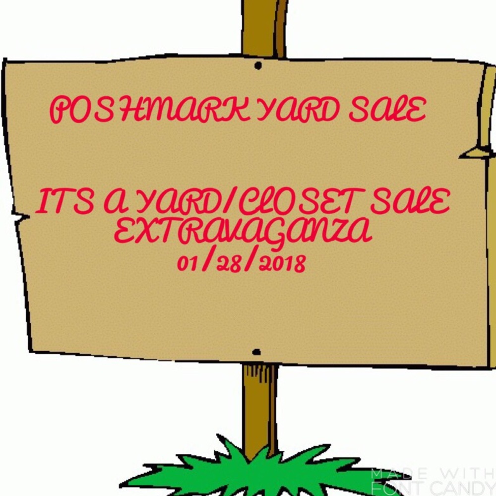 Poshmark style Yard Sale BOGO SELLERS
